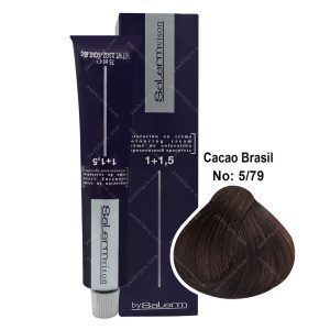 رنگ مو سالرم مدل کاکائویی برزیلی شماره 5,79