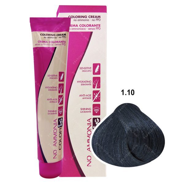 رنگ مو فاقد آمونیاک ING مدل سیاه نیلی ING شماره 1,10