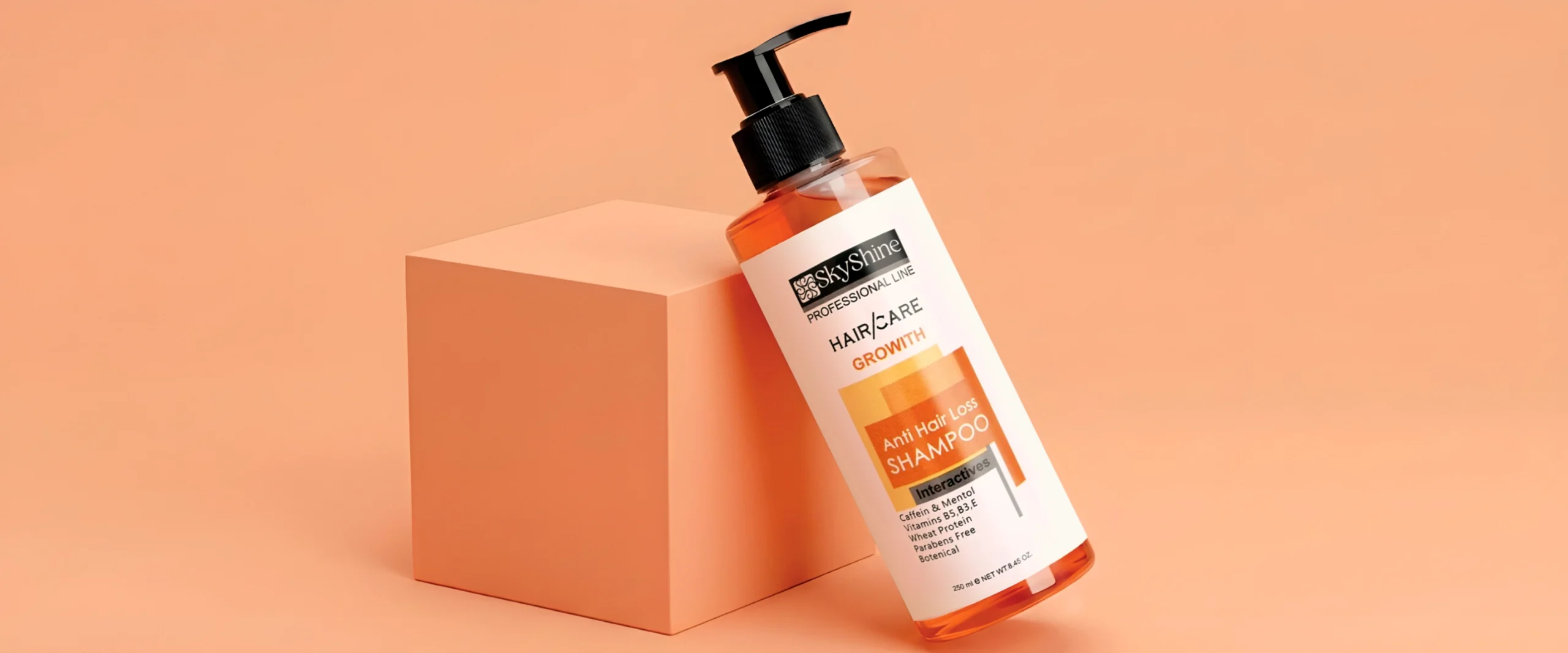 anti hair less shampoo slider banner